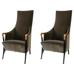 Pair of Giorgetti Progetti Armchairs by Umberto Asnago