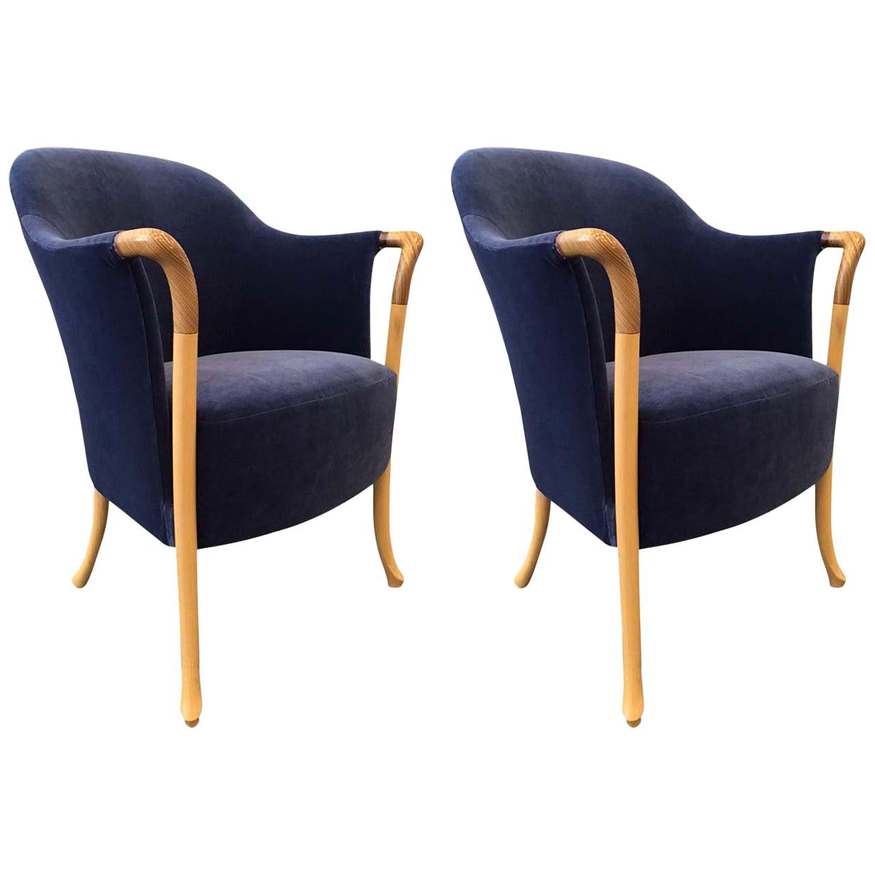 Pair of Giorgetti Progetti Armchairs