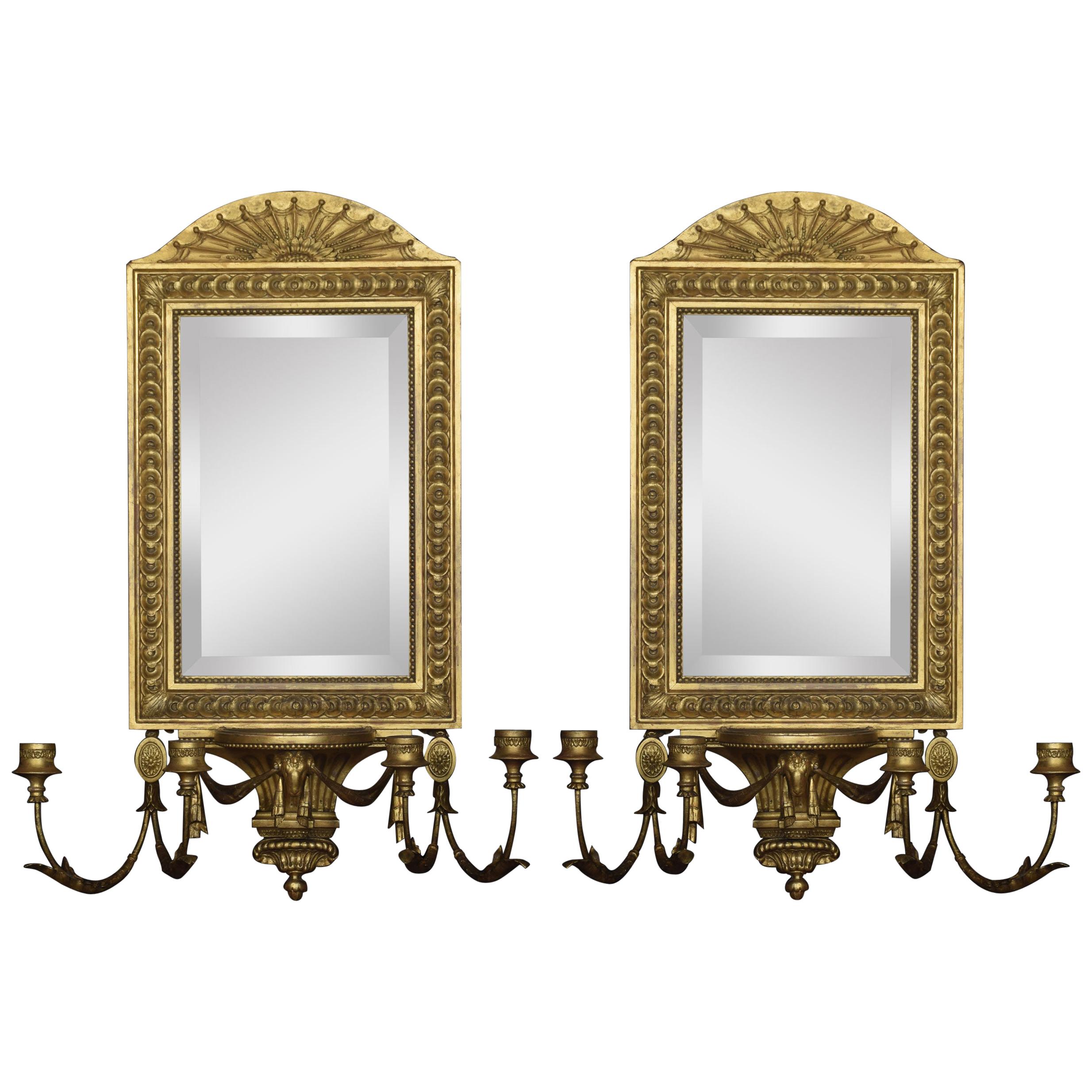 Pair of Girandole Mirrors