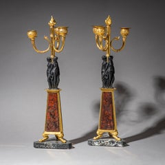 Pair of Girandoles, Probably Italy, 19th Century