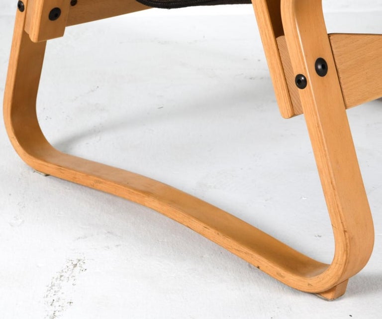 Pair of Giske Carlsen For Kleppe Mobelfabrik, Suede/NuBuck Lounge