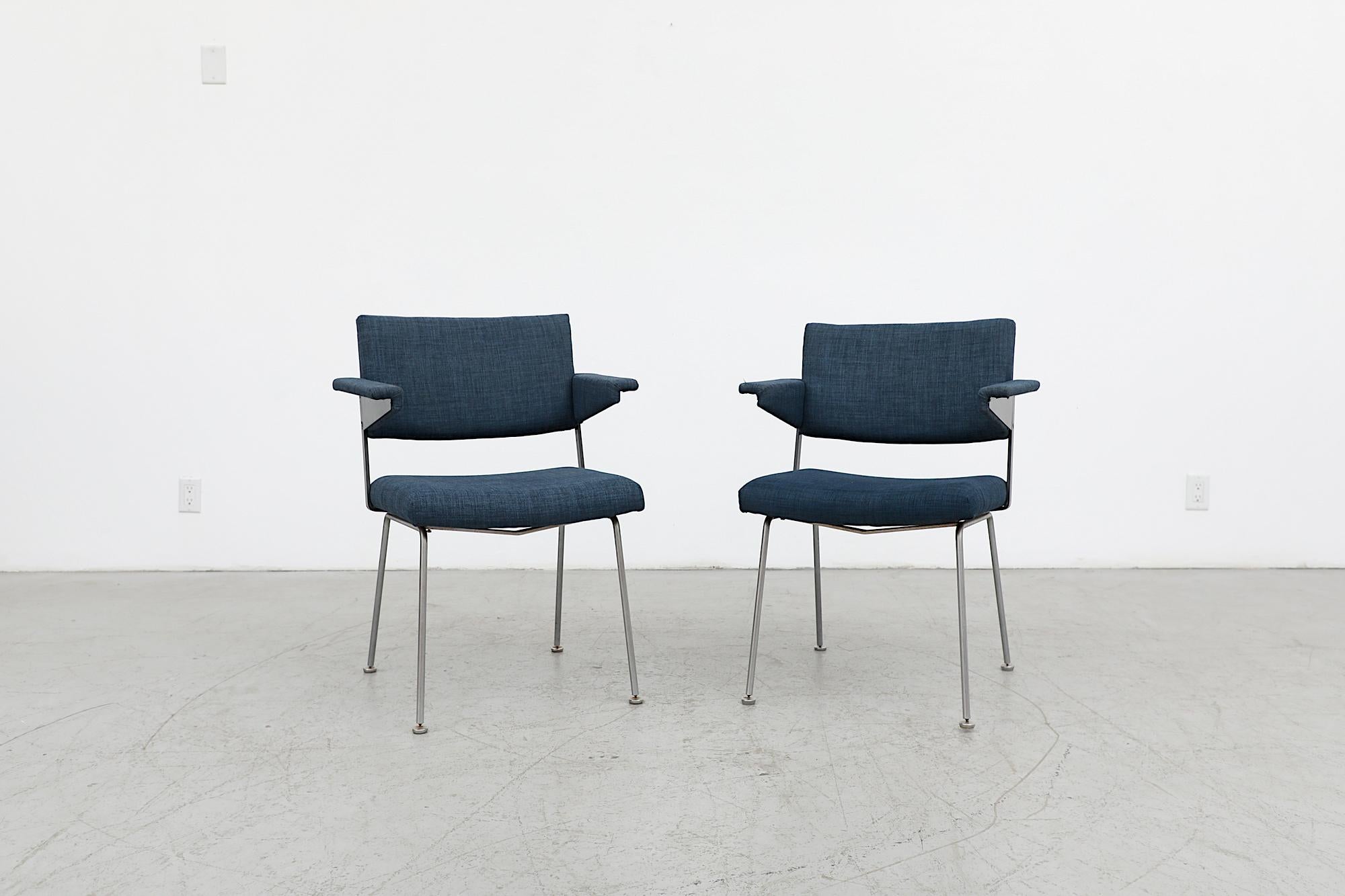 Pair of Gispen No.11 Armchairs By A.R. Cordemeyer 12