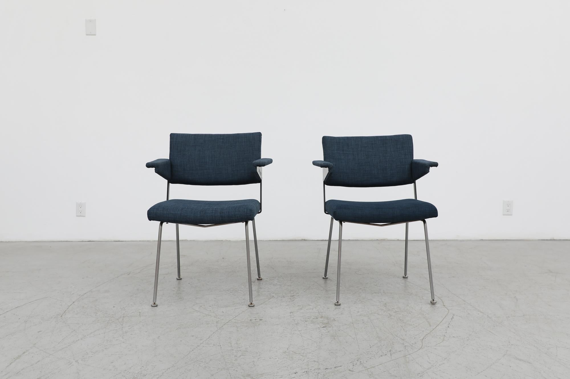 Mid-Century Modern Pair of Gispen No.11 Armchairs By A.R. Cordemeyer