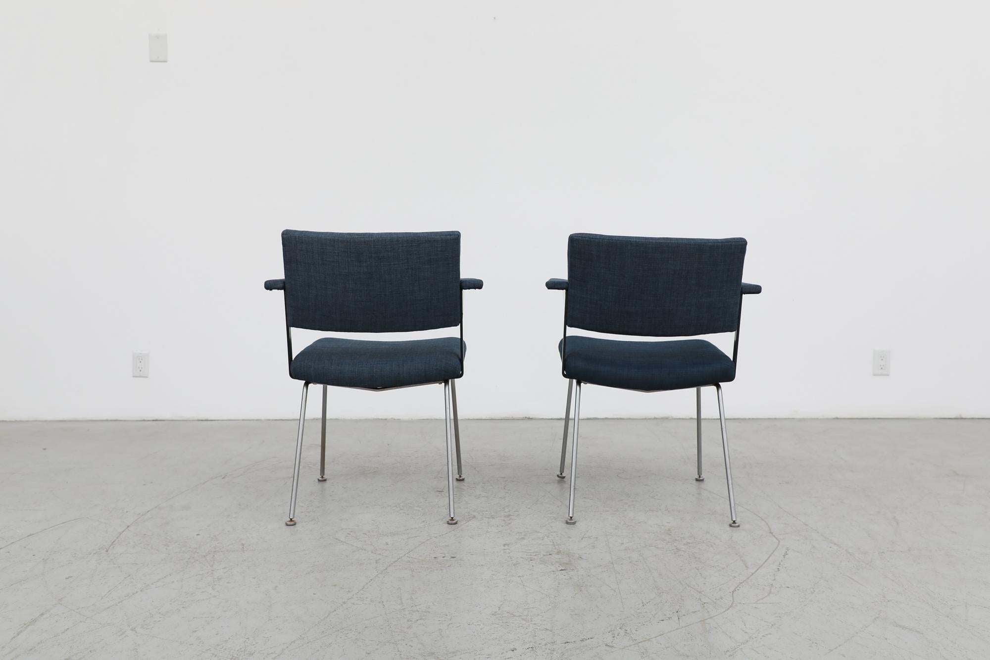 Mid-20th Century Pair of Gispen No.11 Armchairs By A.R. Cordemeyer