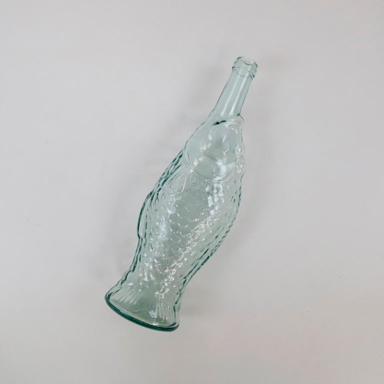 Pair of Glass Bottles in Fish Shape For Sale at 1stDibs | wine bottle shaped  like a fish, glass fish bottle, fish bottles