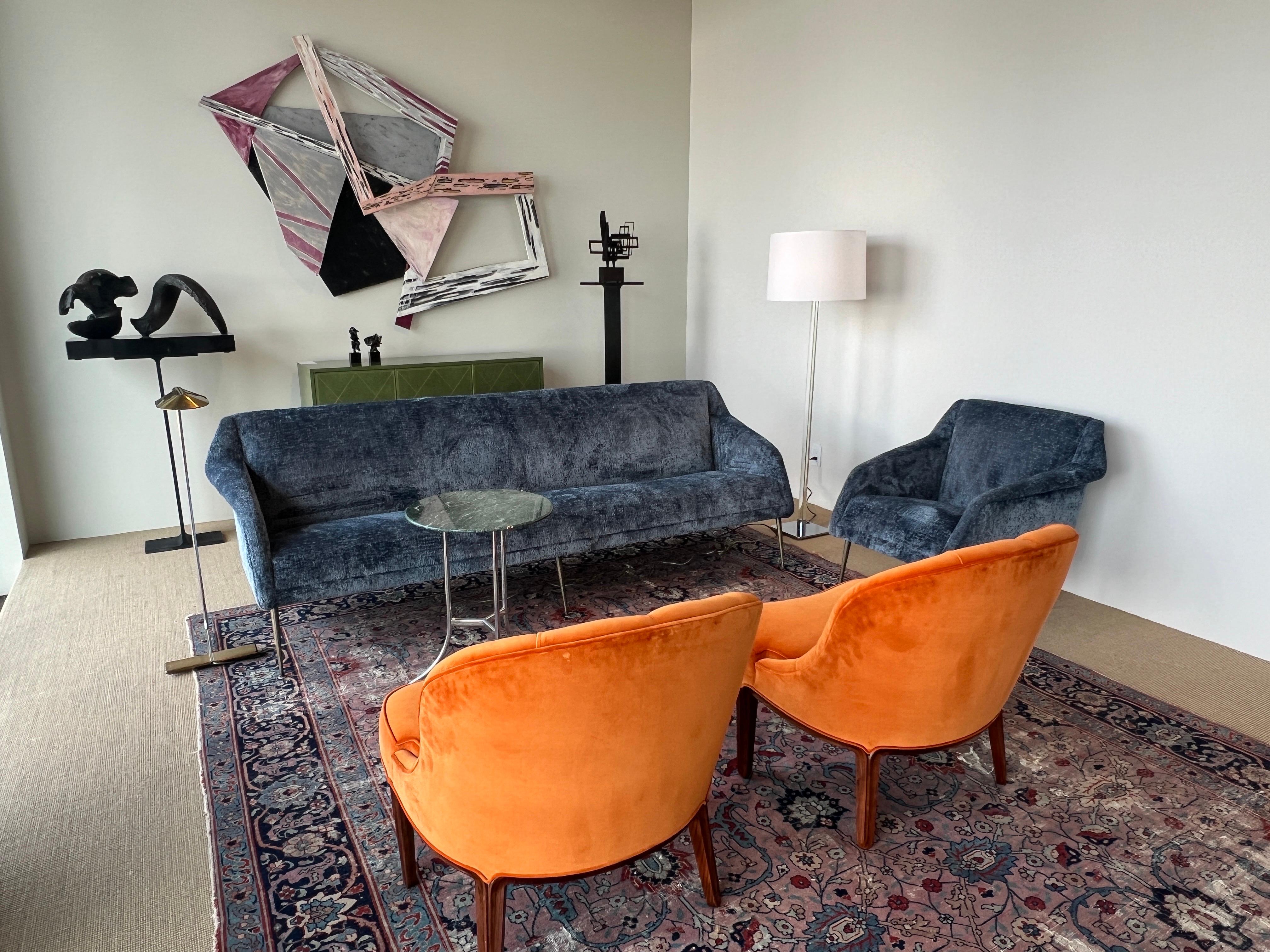 Paire de lampadaires en verre par Hansen Lighting en vente 5