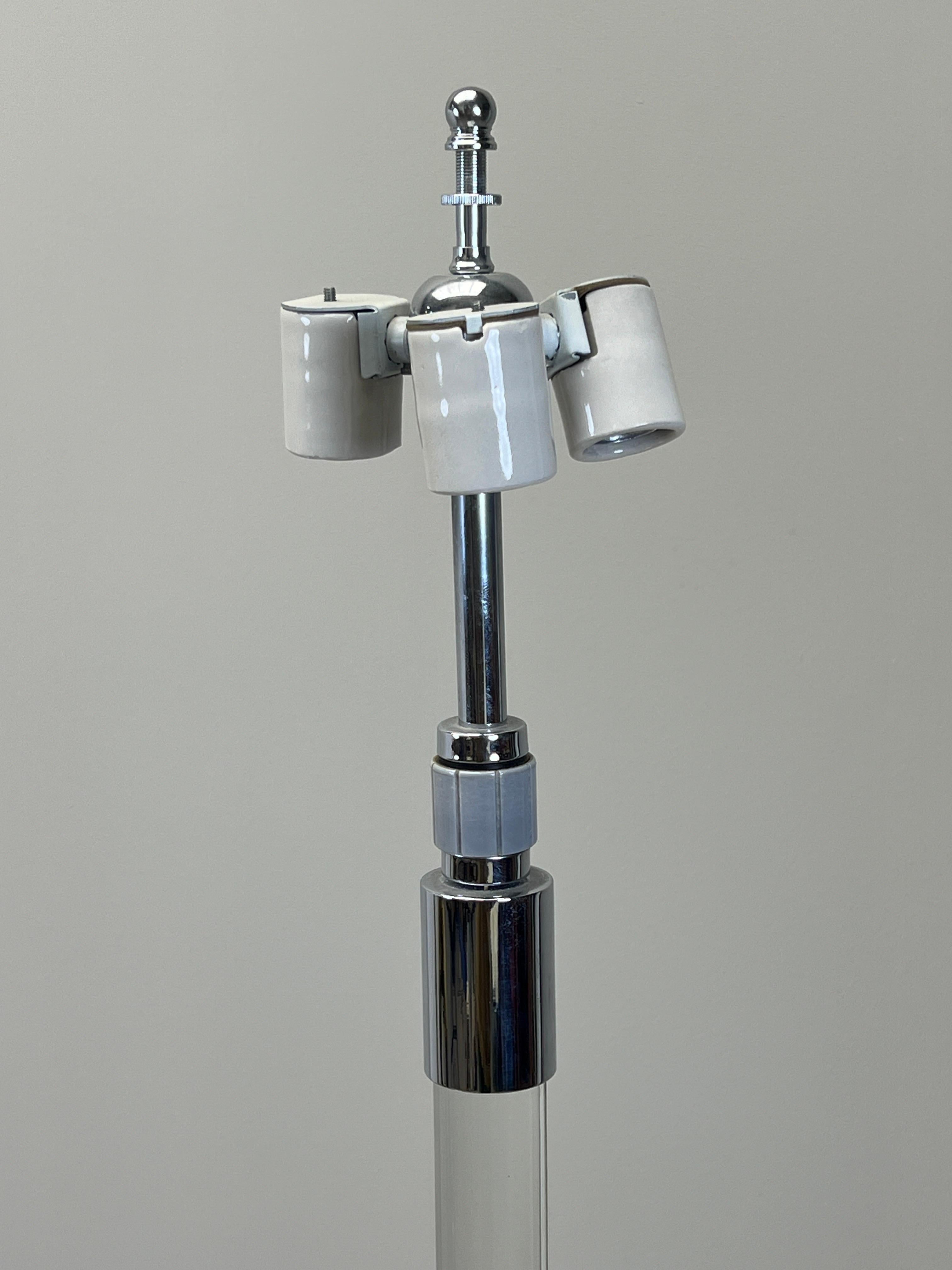 Paire de lampadaires en verre par Hansen Lighting en vente 2