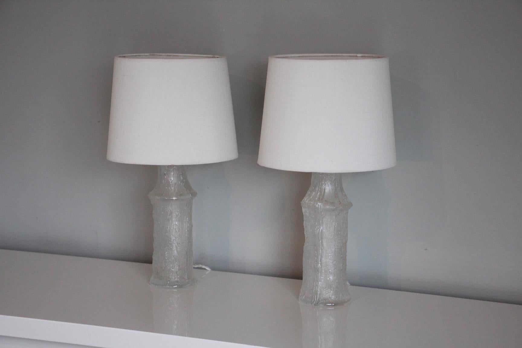 Late 20th Century Pair of Glass Lamps by Timo Sarpaneva