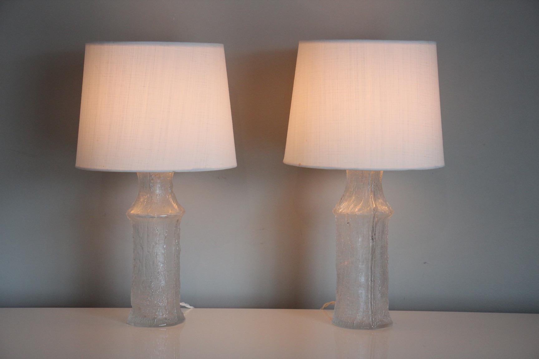 Pair of Glass Lamps by Timo Sarpaneva 1
