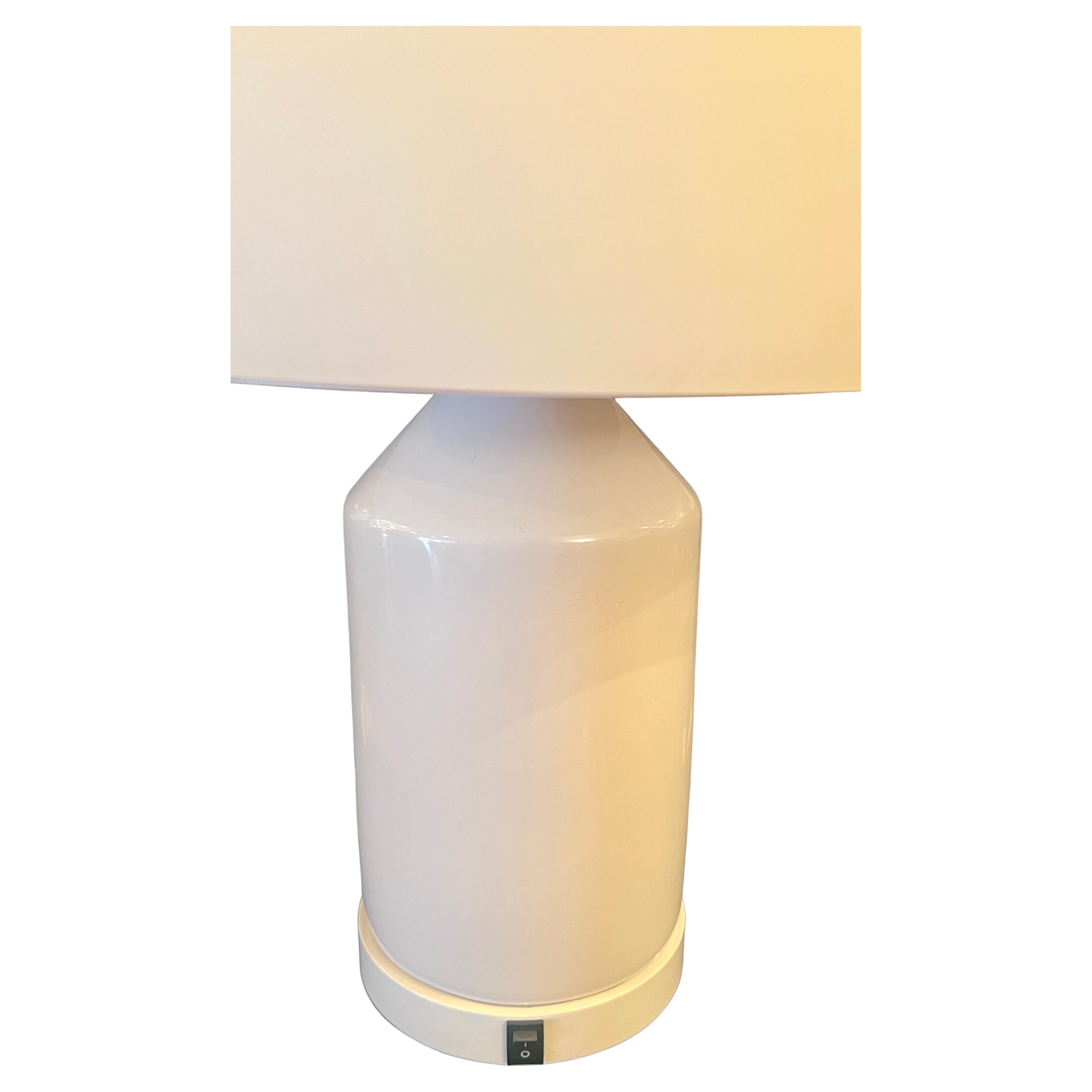 Métal Paire de lampes de table champignons à base en verre et métal en vente