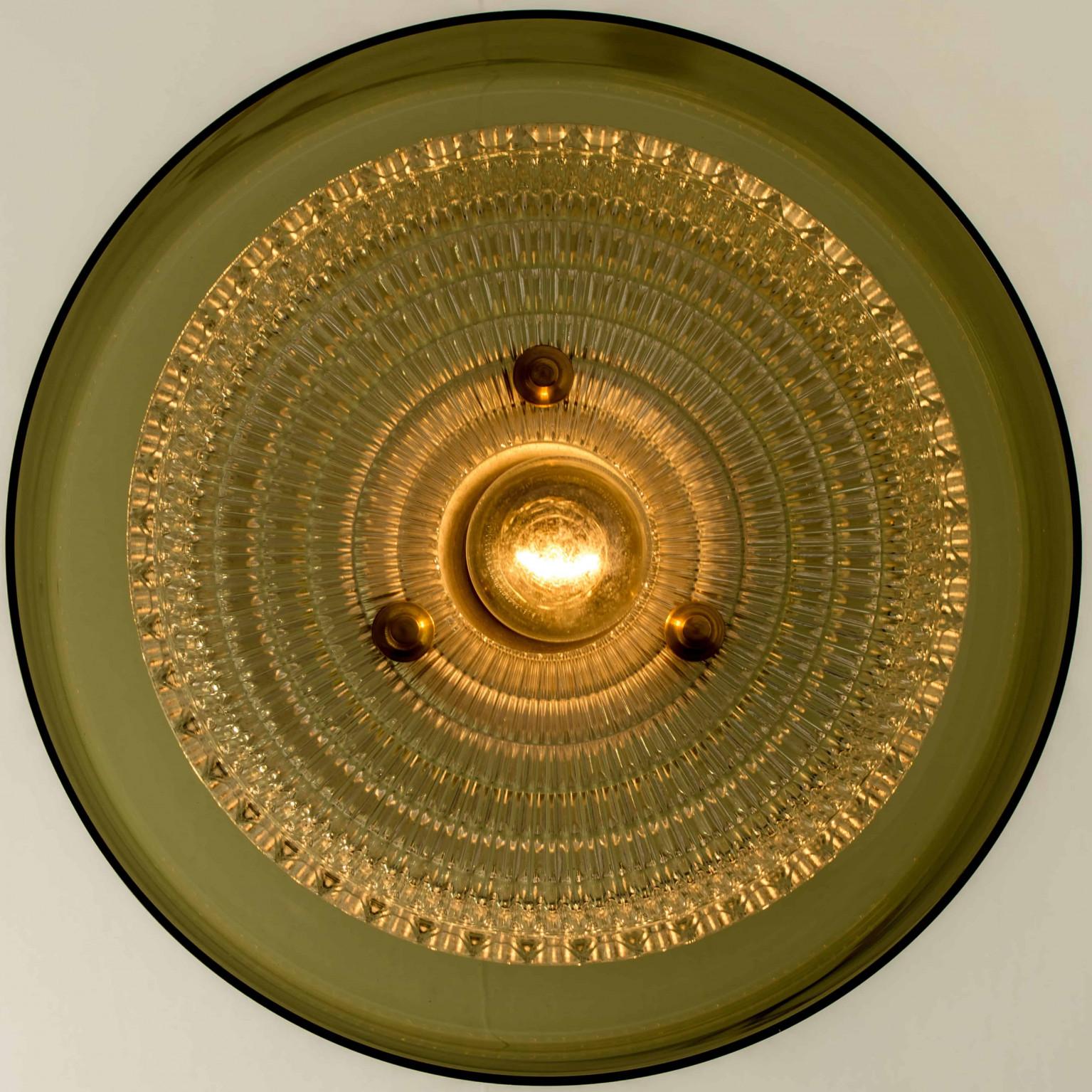 Paire de suspensions en verre de Carl Fagerlund pour Orrefors, années 1960 en vente 5