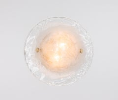 Pair of Glass Sconces Wall Lights by Kalmar, Austria, 1960s