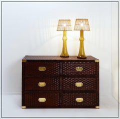 Pareja de lámparas de mesa de cristal de Nanny Still para Raak, Países Bajos Años 60