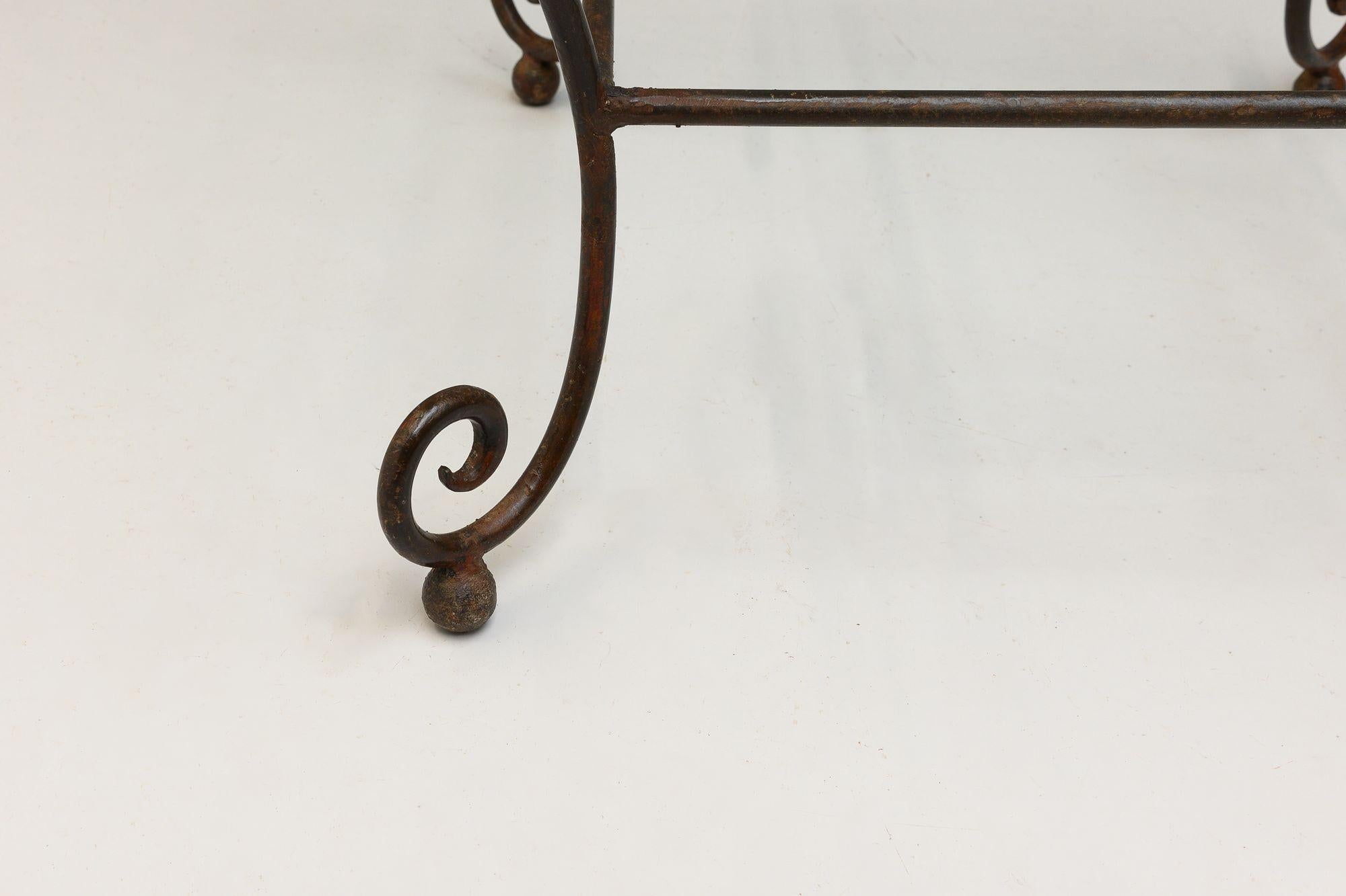 Édouardien Paire de tables en verre en vente