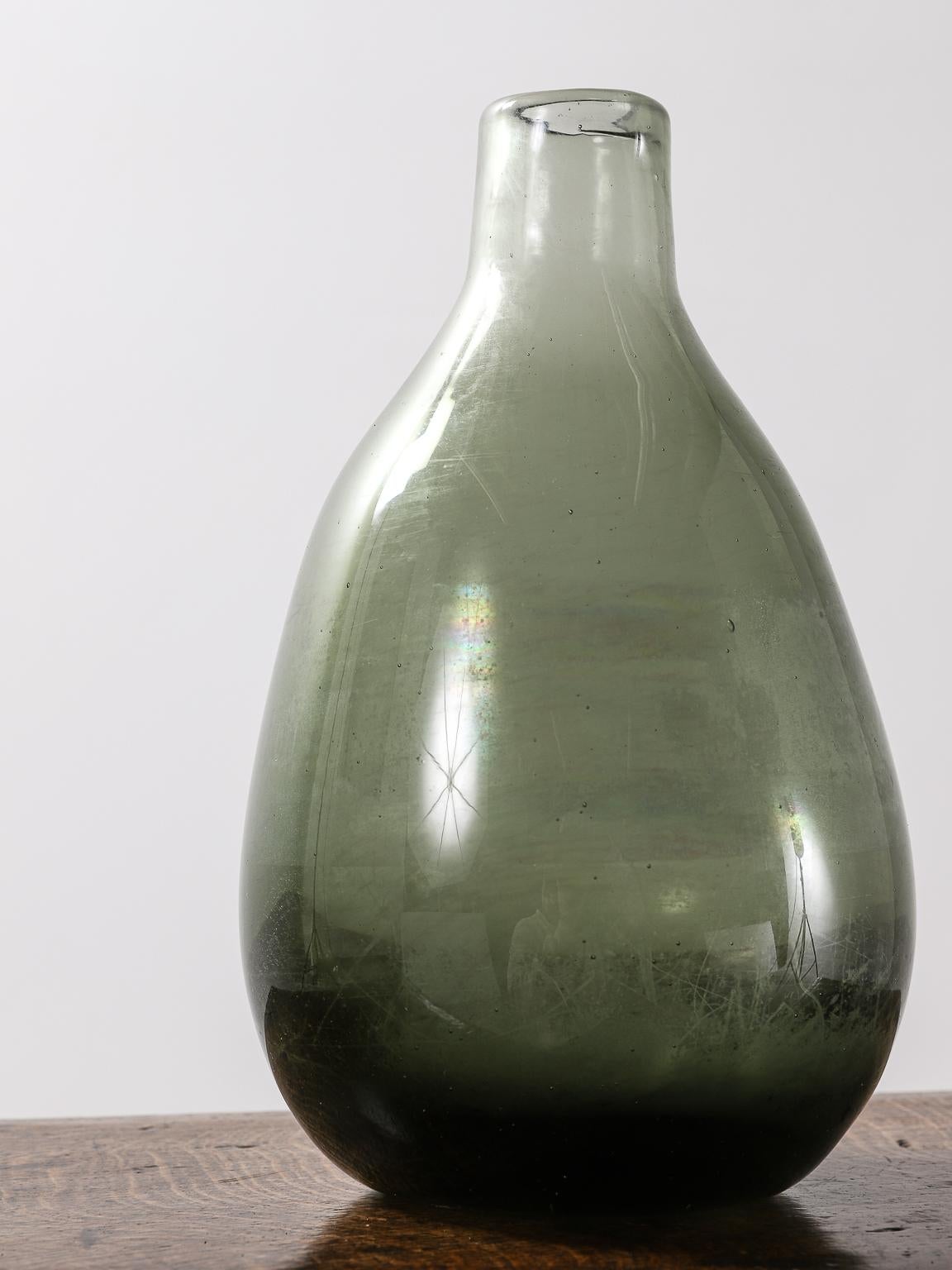 Paire de vases en verre par Verval Vallauris:: circa 1950s 4