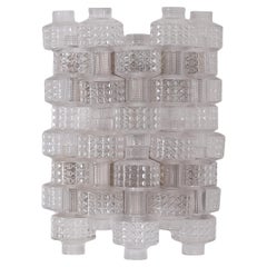 Pair of Glass Wall Lamps "Festival" by Gert Nyström, 1960s