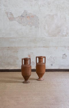 Pair of Glazed Amphorae – Mid 20th Century