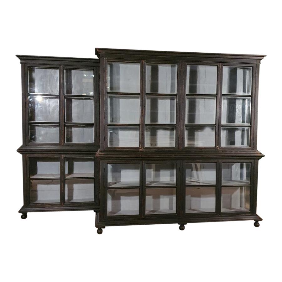 Pair of Glazed Display Cabinets