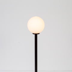 Pair of Globe Table Lamps by Research.Lighting, Black, Marble Base, Dimmable