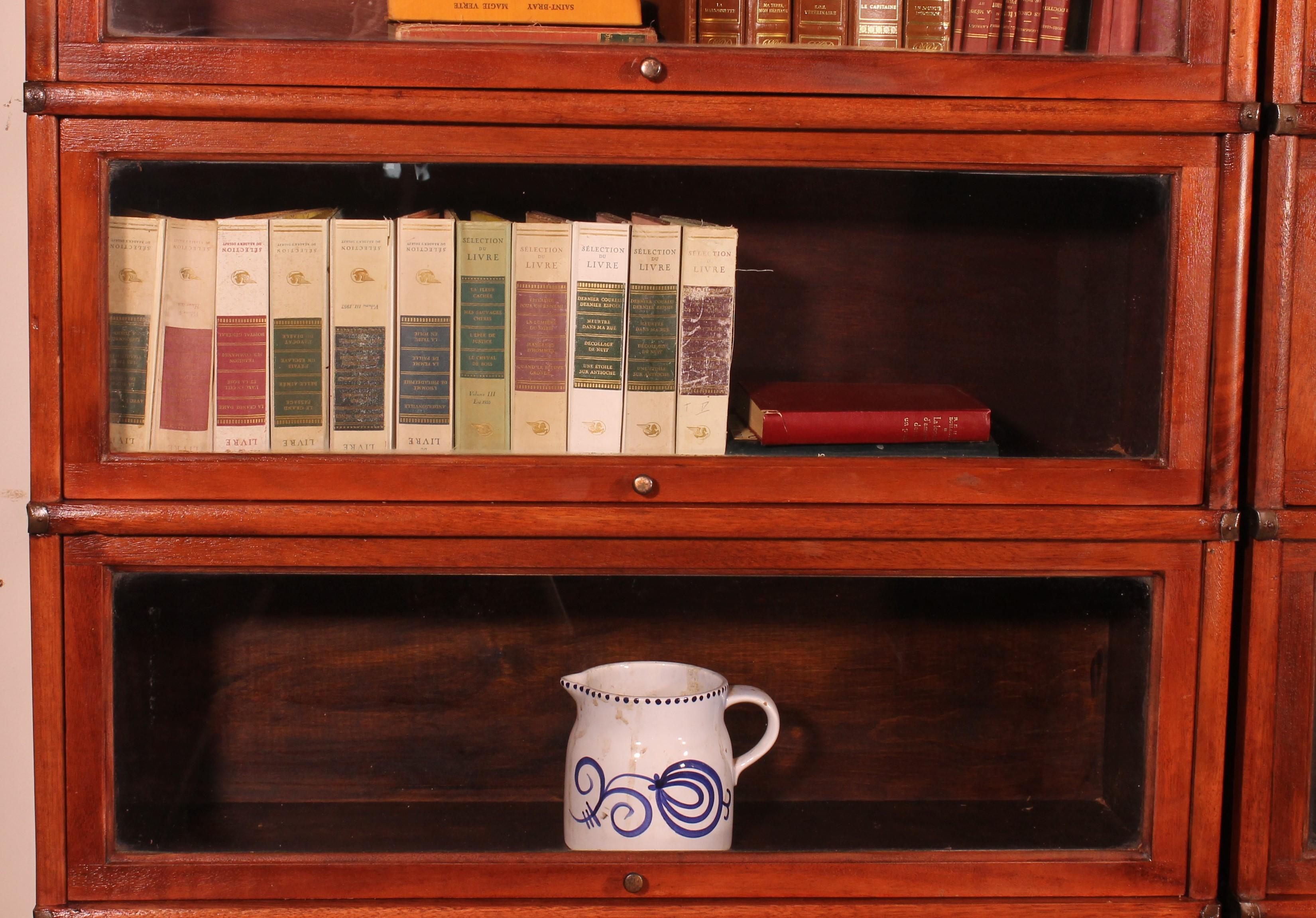 Pair of Globe Wernicke Bookcases in Mahogany For Sale at 1stDibs