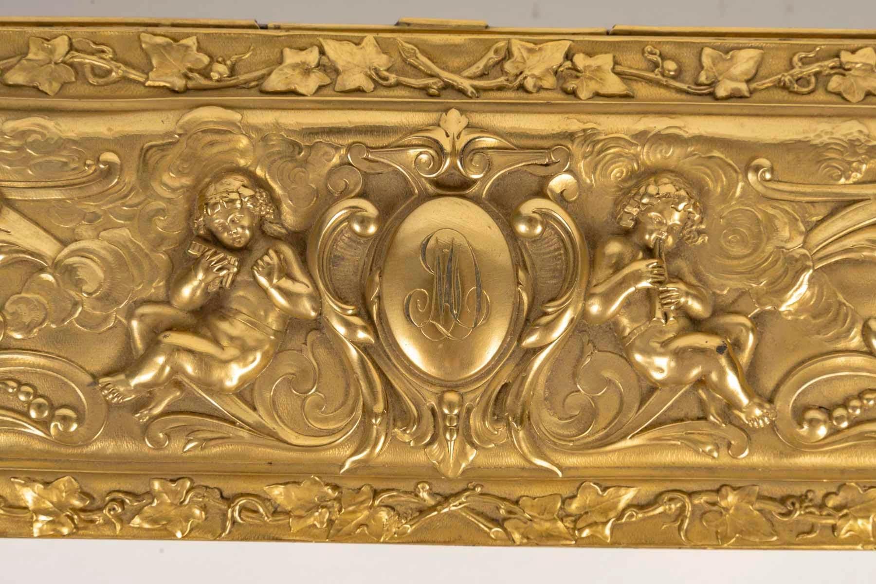 Pair of Glove Boxes or Jewelry Boxes, Napoleon III Period, 19th Century. In Good Condition In Saint-Ouen, FR