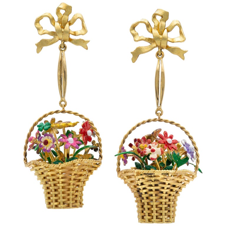 Retro Basket Earrings main image 1