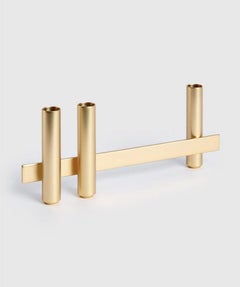 Pair of Gold Candle Holders by Mason Editions