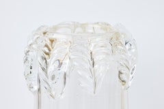 Paire de vases en verre de Murano moucheté d'or 22 carats