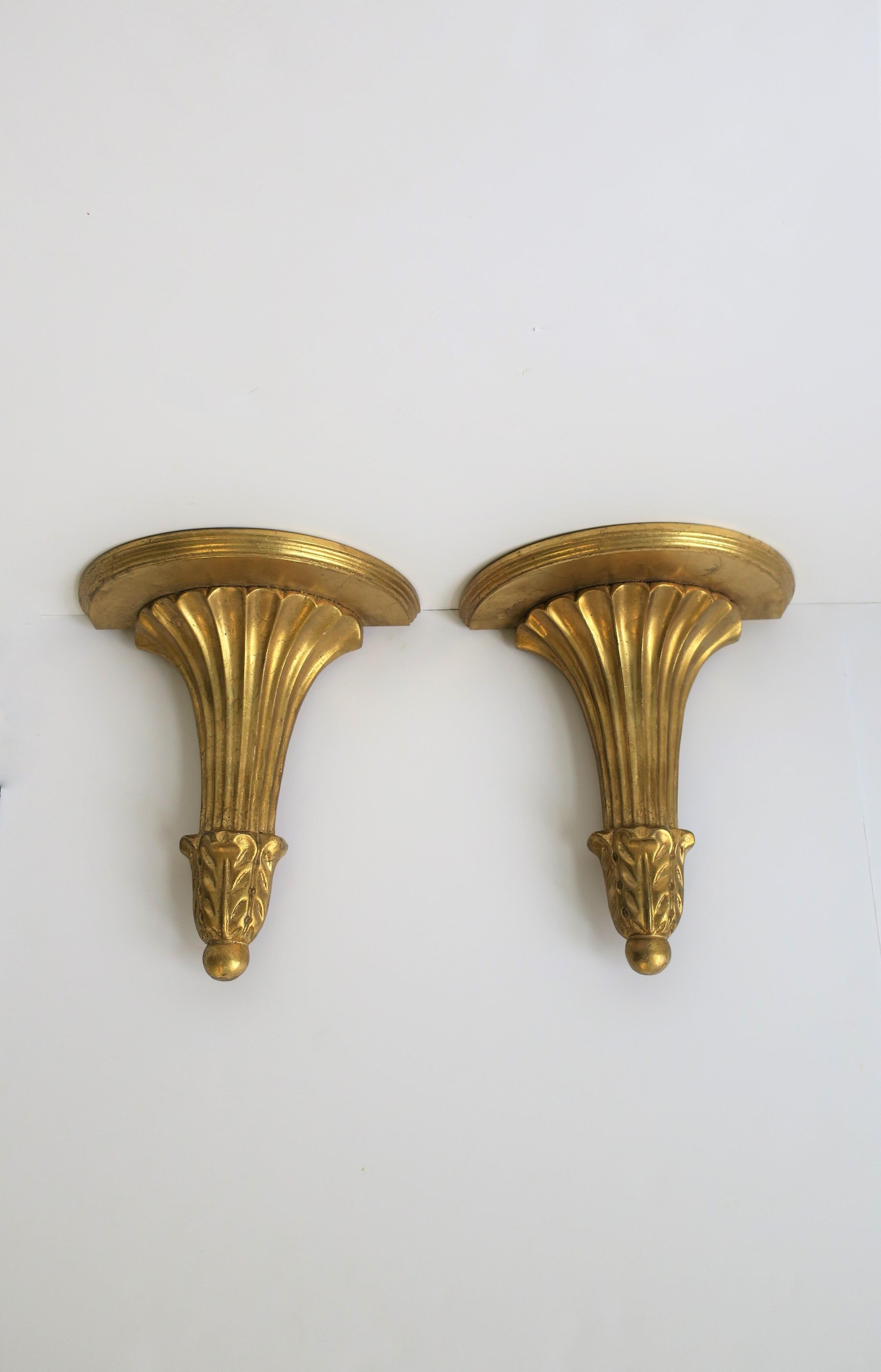 gold brackets
