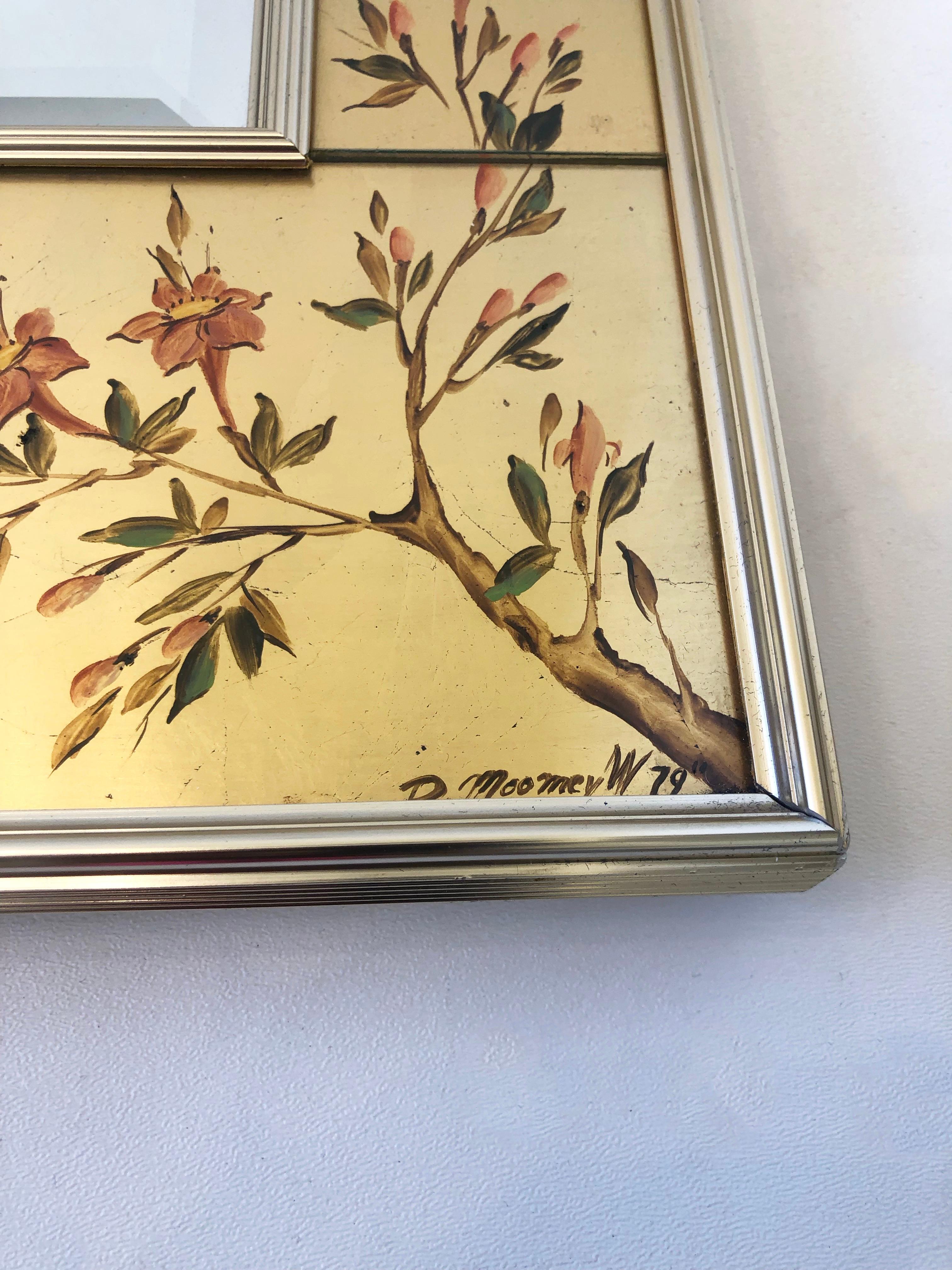Pair of Gold Leaf Frame Wall Mirror by La Barge 2
