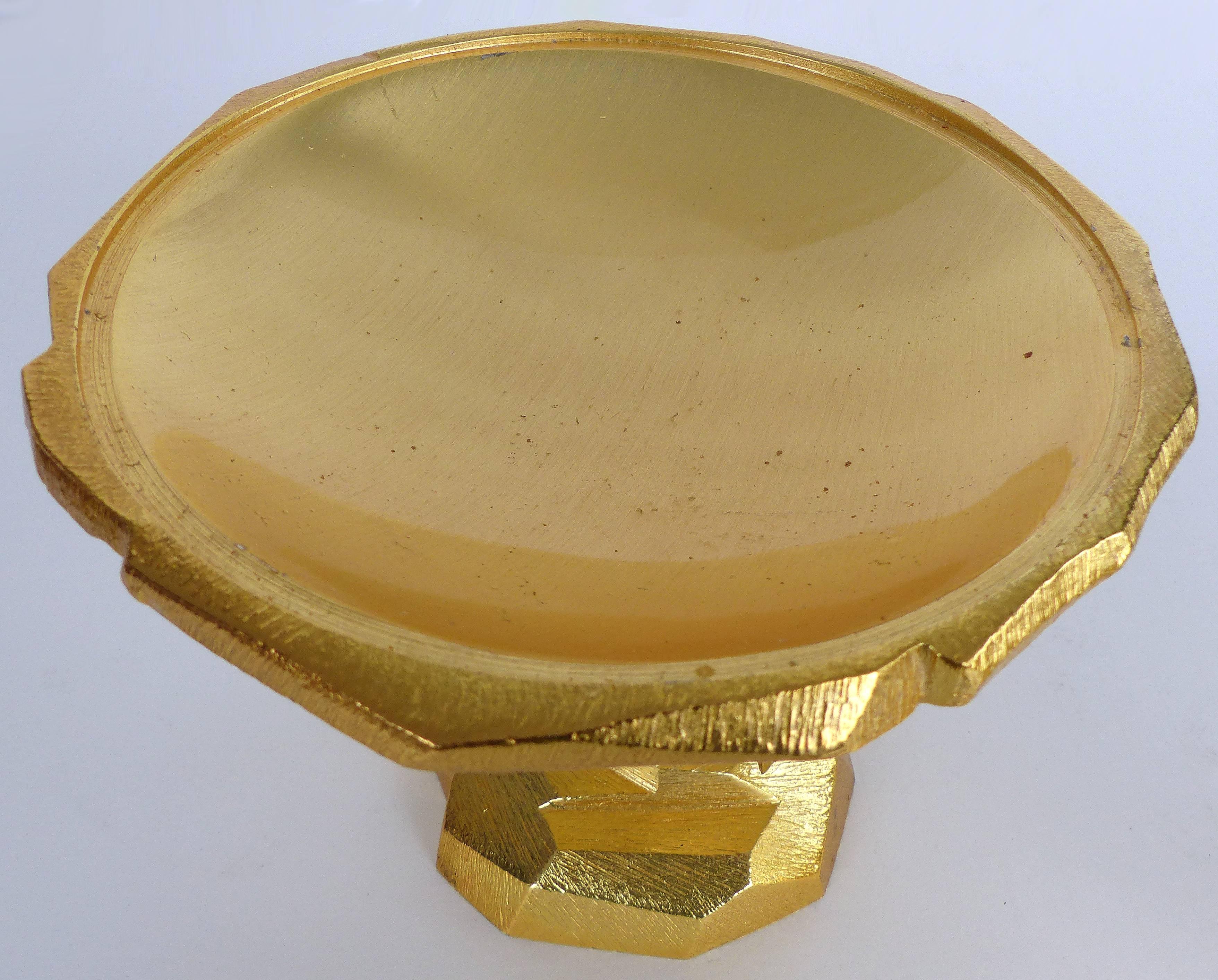 Paar goldene Michael Aram Felsenkompositionen (21. Jahrhundert und zeitgenössisch)