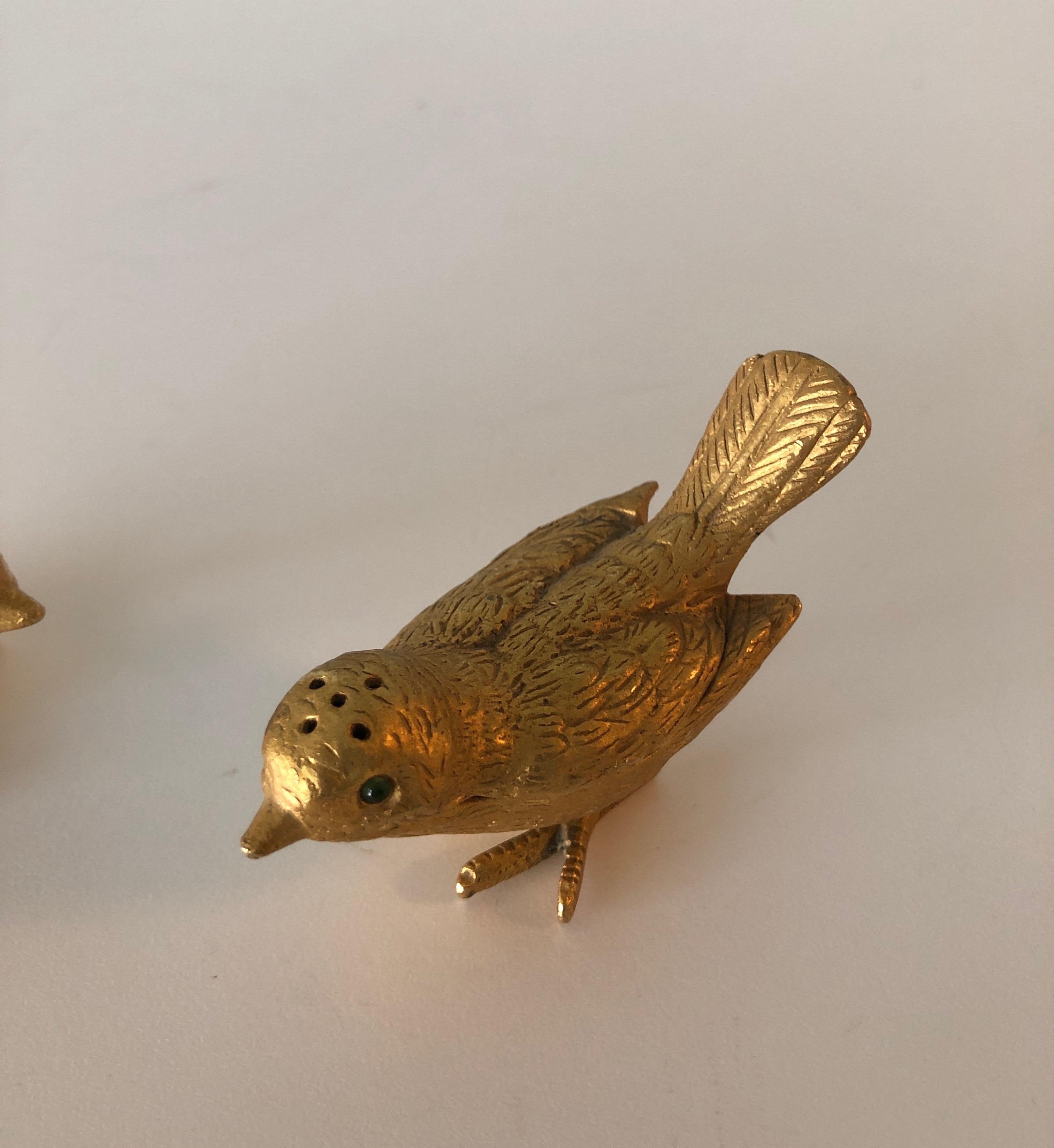 vintage bird salt and pepper shakers