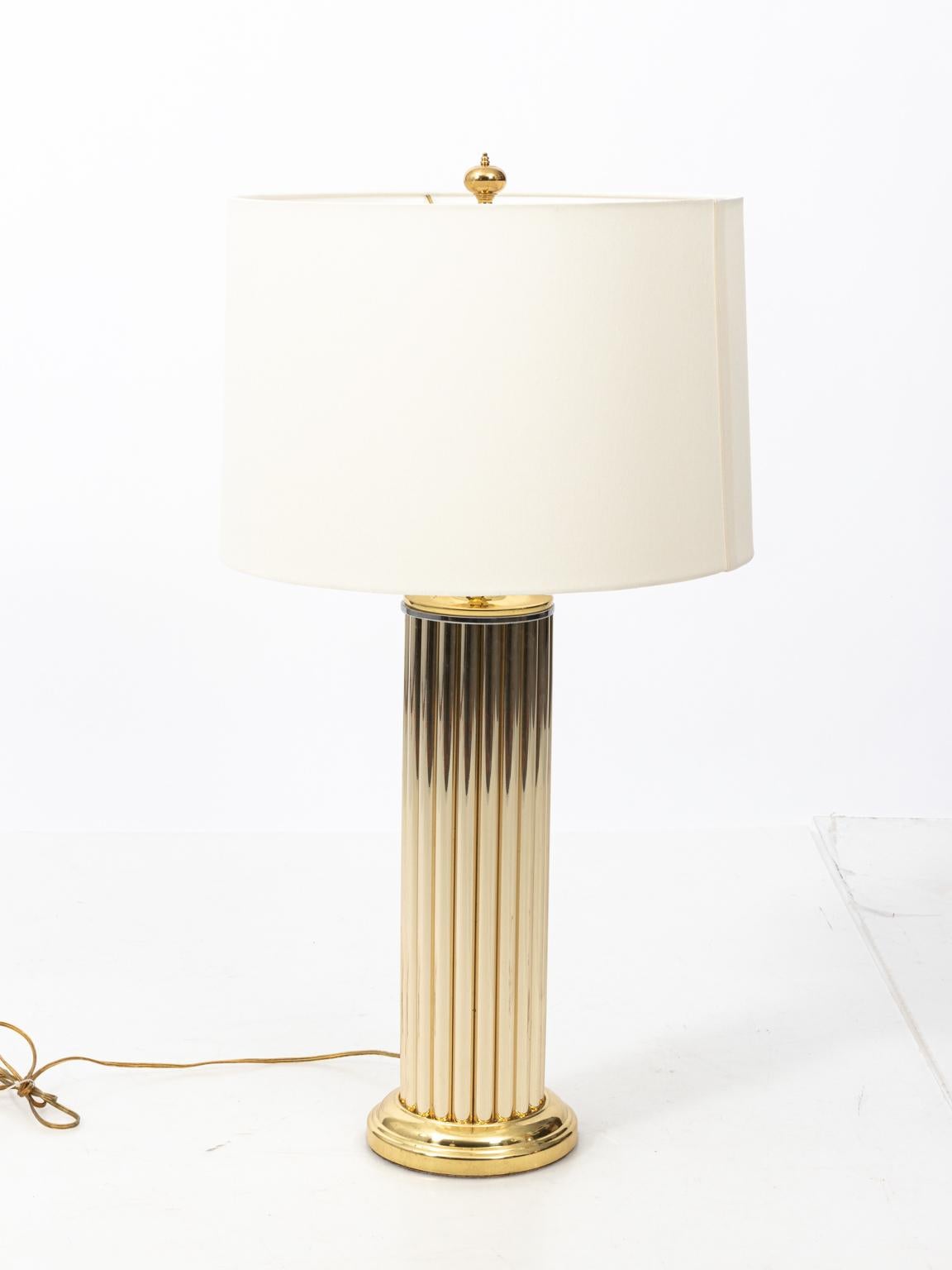 NEW GOLDTONE LAMP SHADE FINIAL RING 