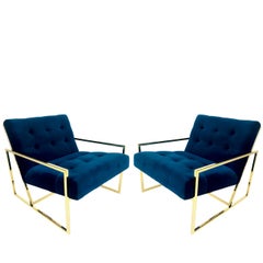 Pair of Goldfinger Lounge Chairs by Jonathan Adler
