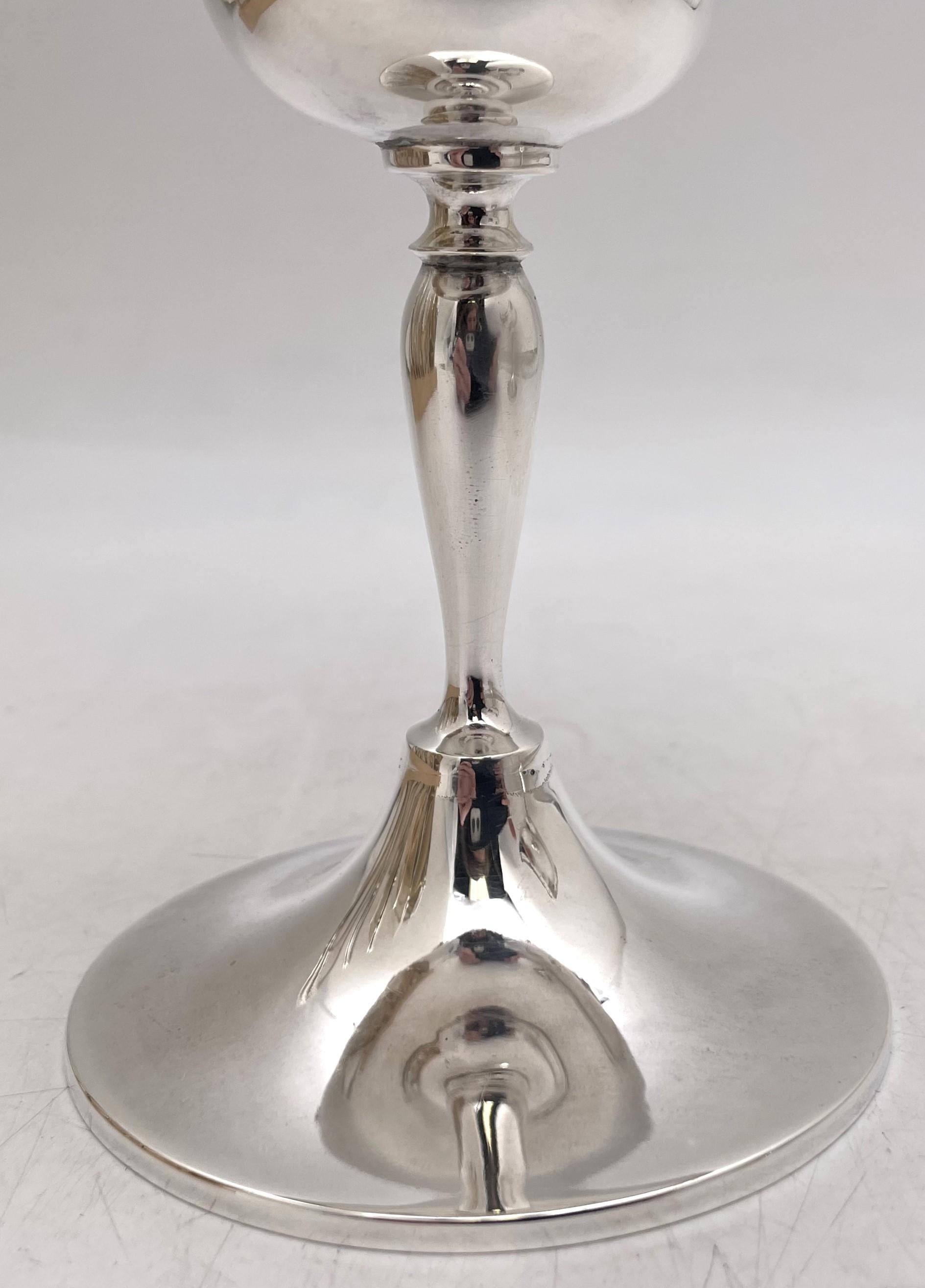 Pair of Goldsmiths & Silversmiths Sterling Silver 1910 Compotes or Footed Bowls For Sale 1