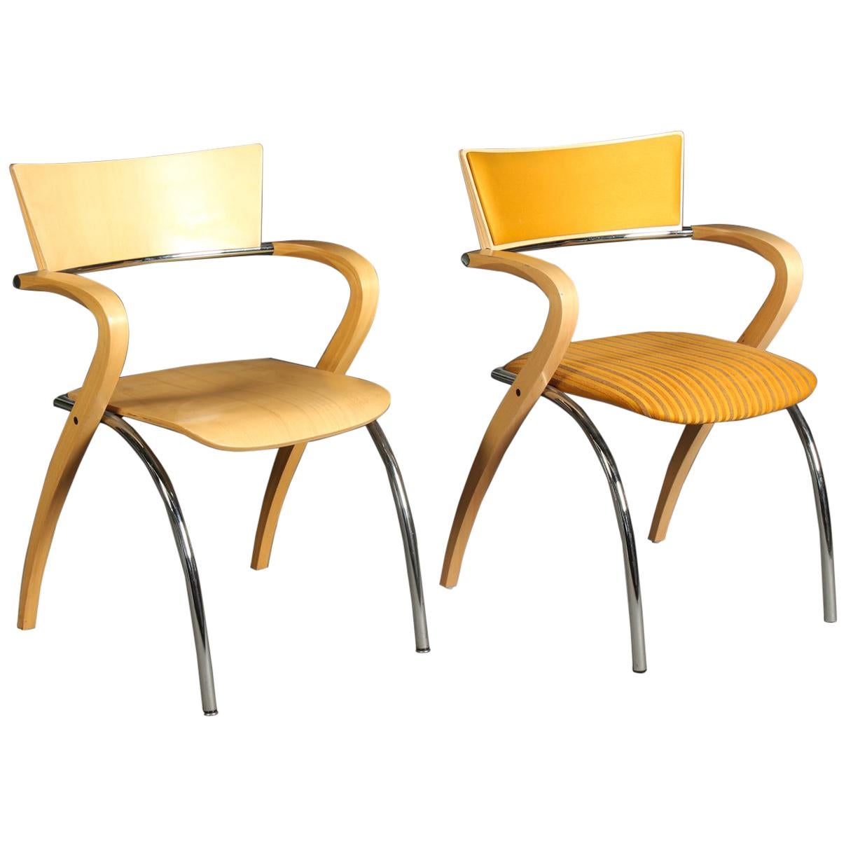 Pair of "Golf" Chairs by Francesco Zaccone