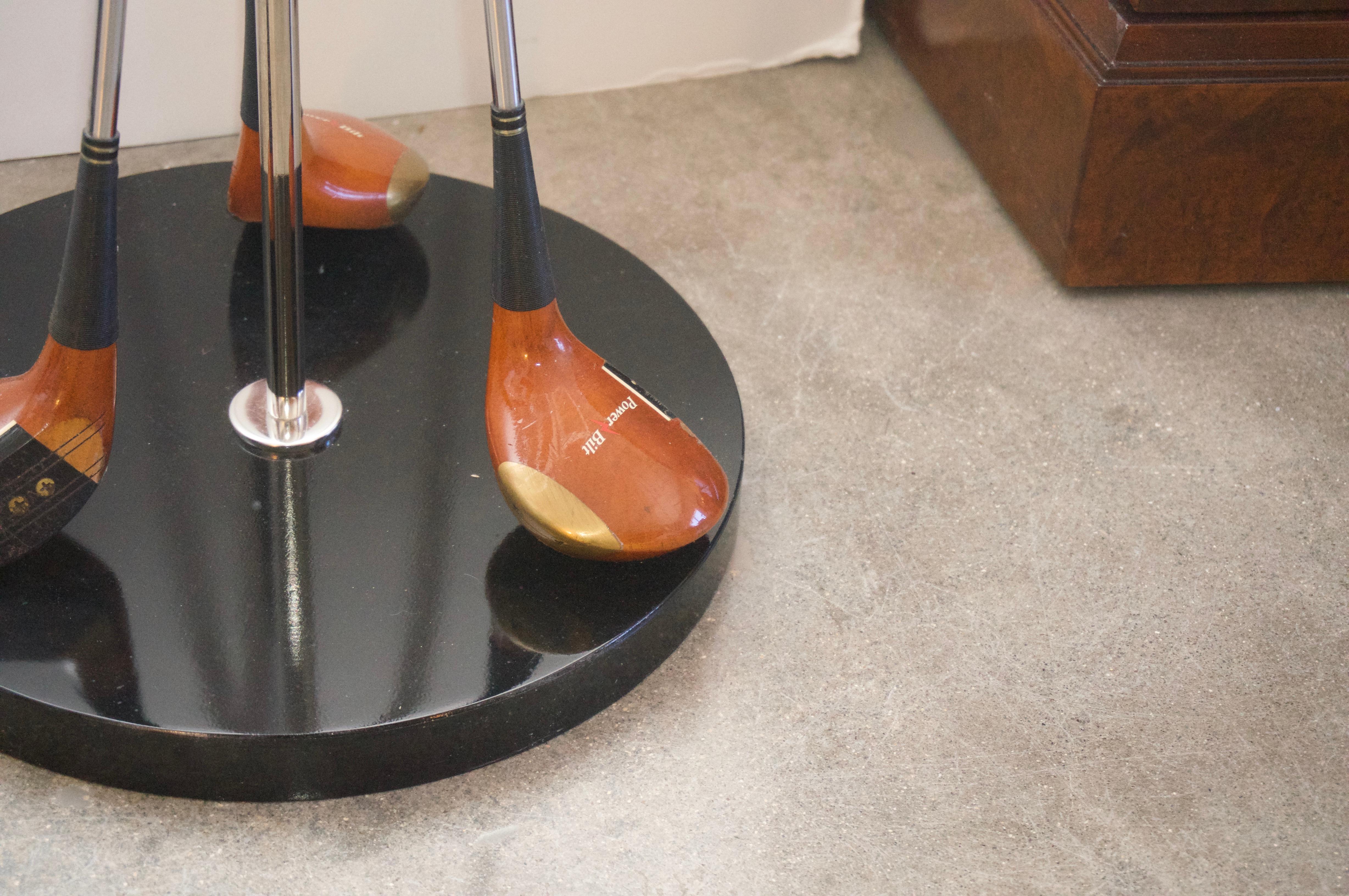 Modern Pair of Golf Club Floor Lamps