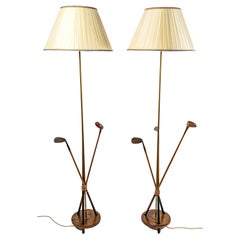 Pair of "Golf" Floor Lamps