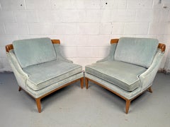 Coppia di splendide sedie da salotto vintage di Erwin Labeth