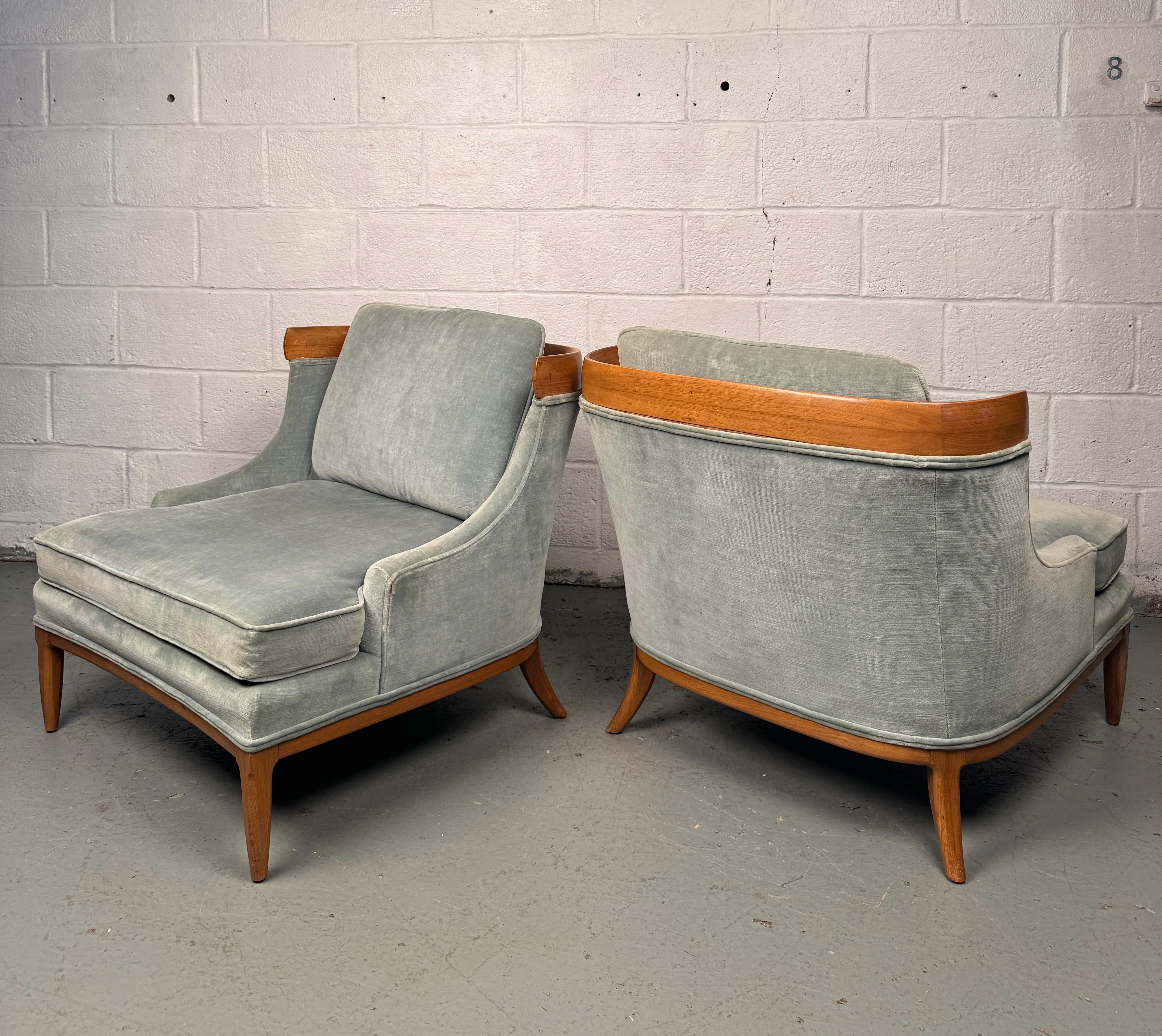 Pair of Gorgeous Vintage Lounge Chairs by Erwin Labeth For Sale 2