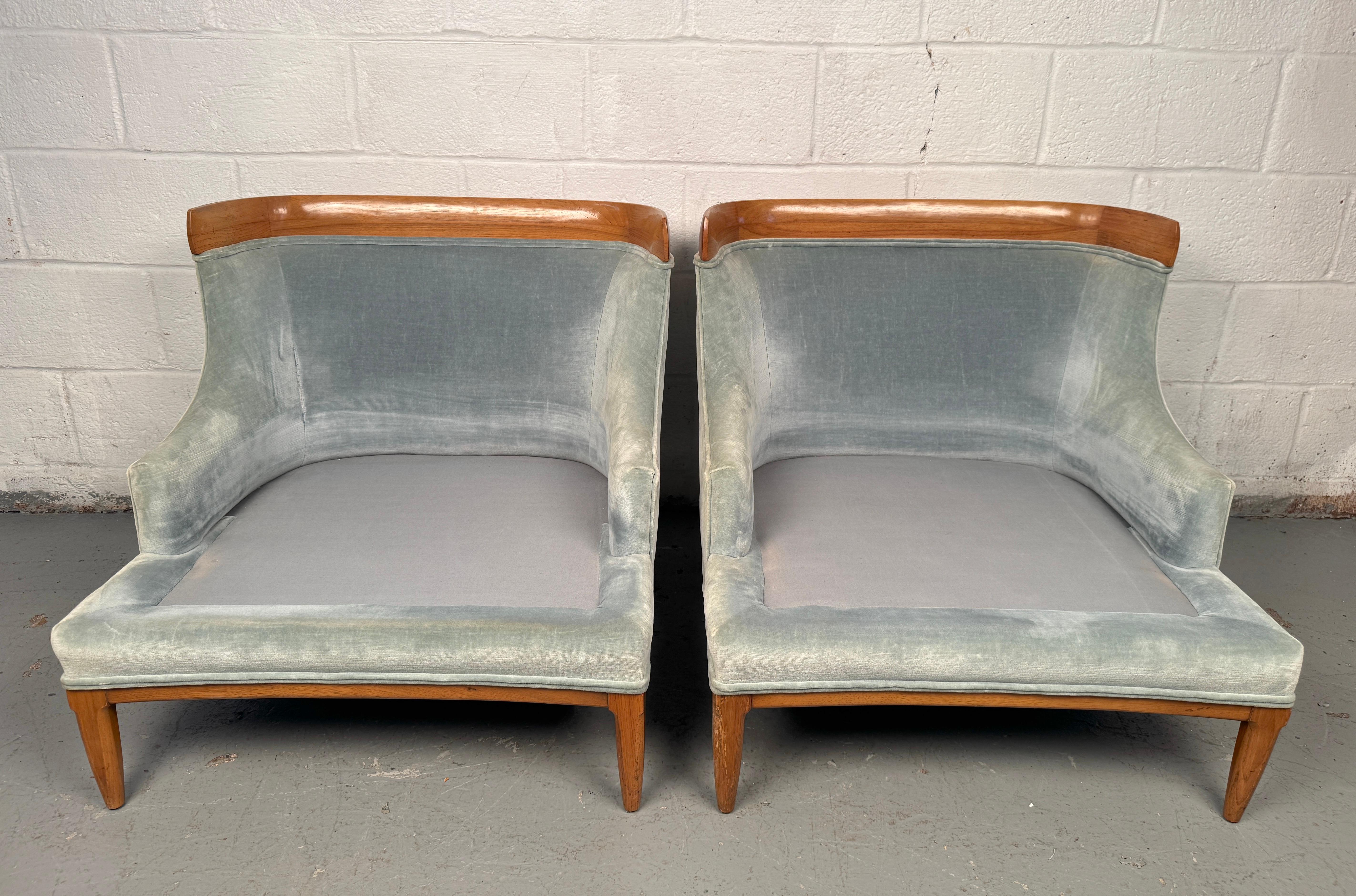 Pair of Gorgeous Vintage Lounge Chairs by Erwin Labeth For Sale 3