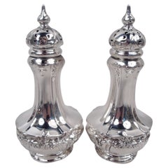 Pair of Gorham Edwardian Classical Sterling Silver Pepper Shakers