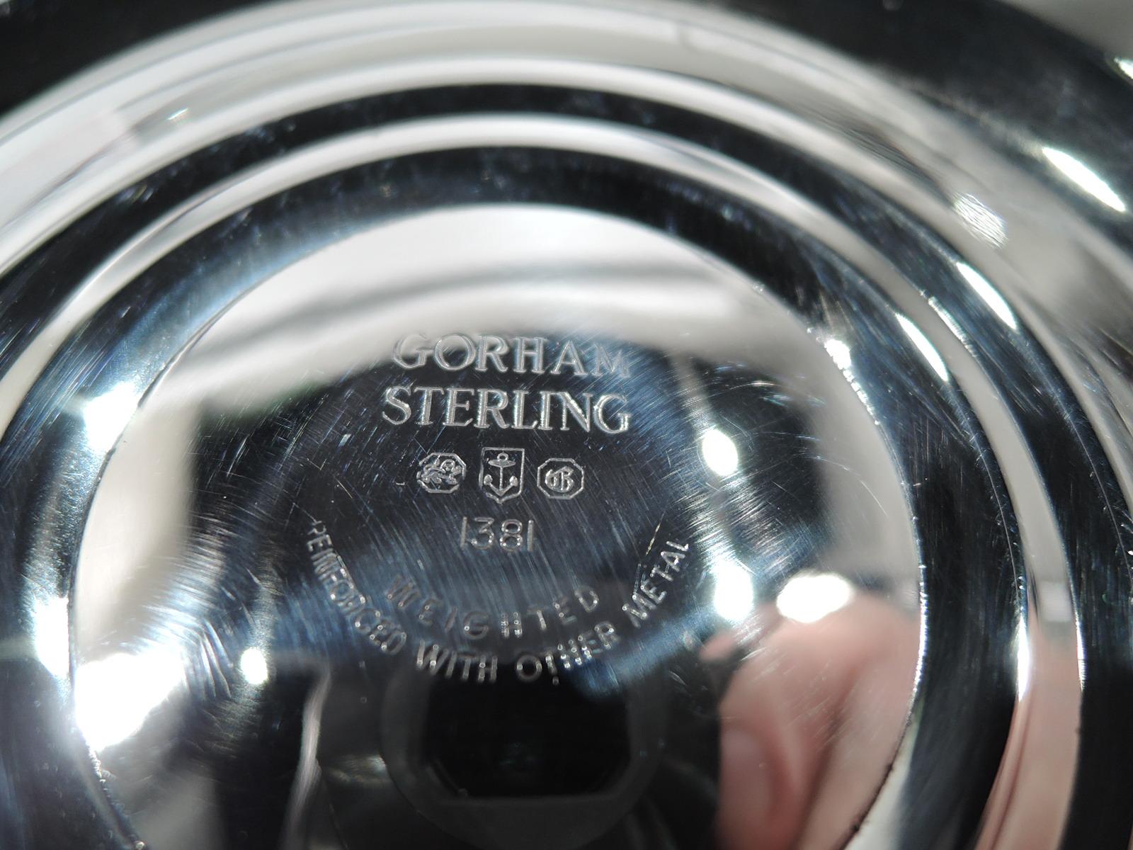Pair of Gorham Melrose Sterling Silver 3-Light Candelabra 4