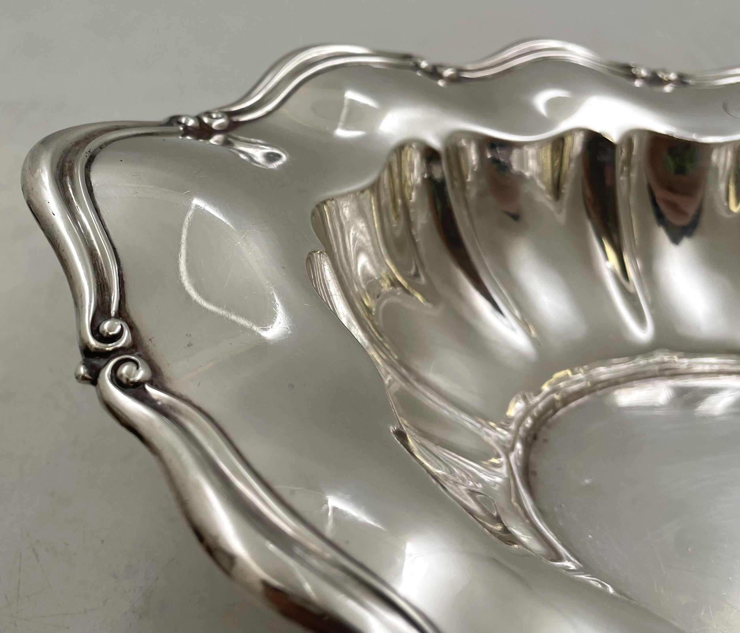 Paar Gorham Sterling Silber 1909 Schalen (Frühes 20. Jahrhundert)
