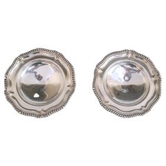 Pair of Gorham Weighted Sterling Silver Footed Compote Candy Nut Dishes