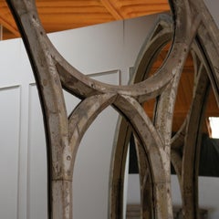 Huge Gothic Arched Window Mirrors