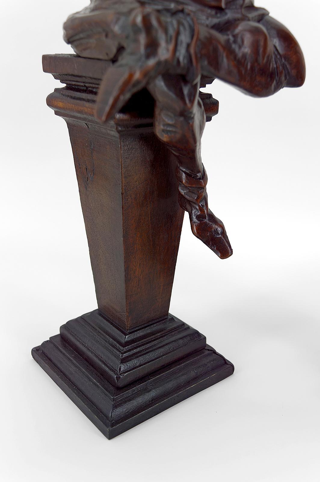 Pair of Gothic Jesters Lamps, France, 19th Century 11