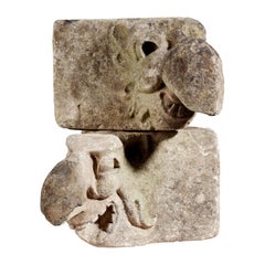 Pair of Gothic Limestone Beaked Grotesques, English, circa 1450