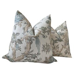 Coppia di cuscini in piuma d
oca di GP and J Baker "Eltham" in Aqua