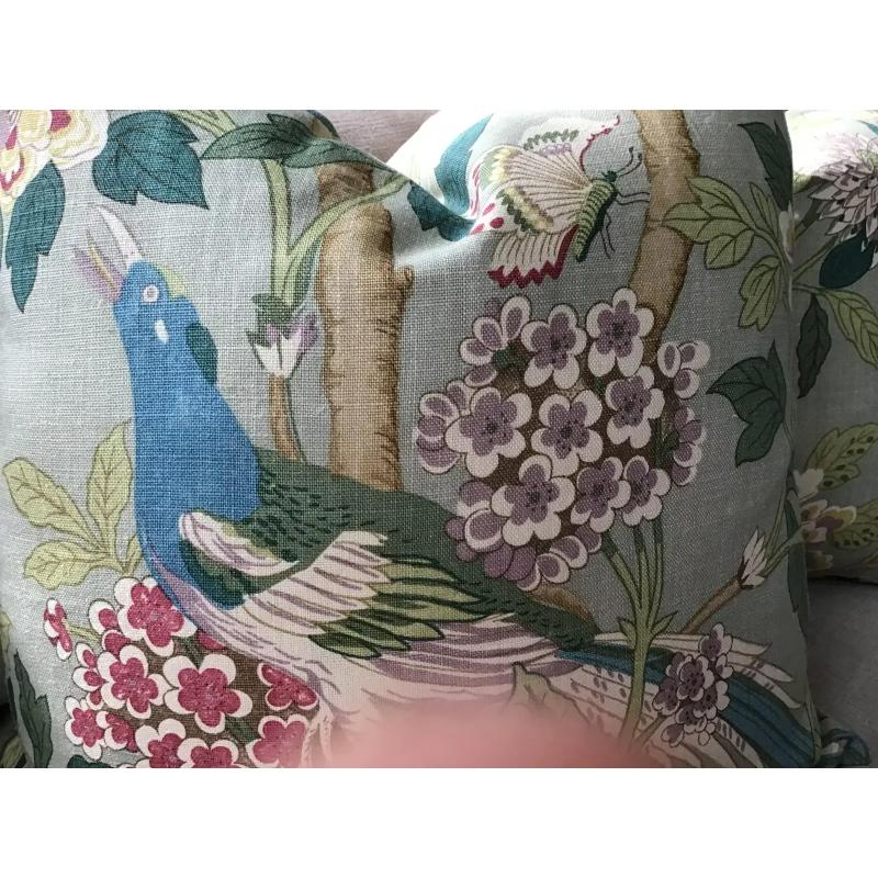 Cette annonce concerne des housses de coussin en lin 